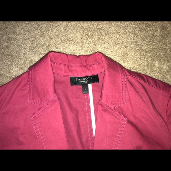 Talbots Dusty Pink/Red Women’s Career Blazer - Picture 2 of 8